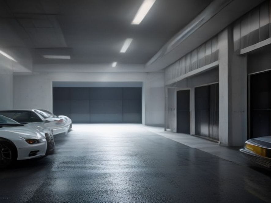 luxury car wash bay
